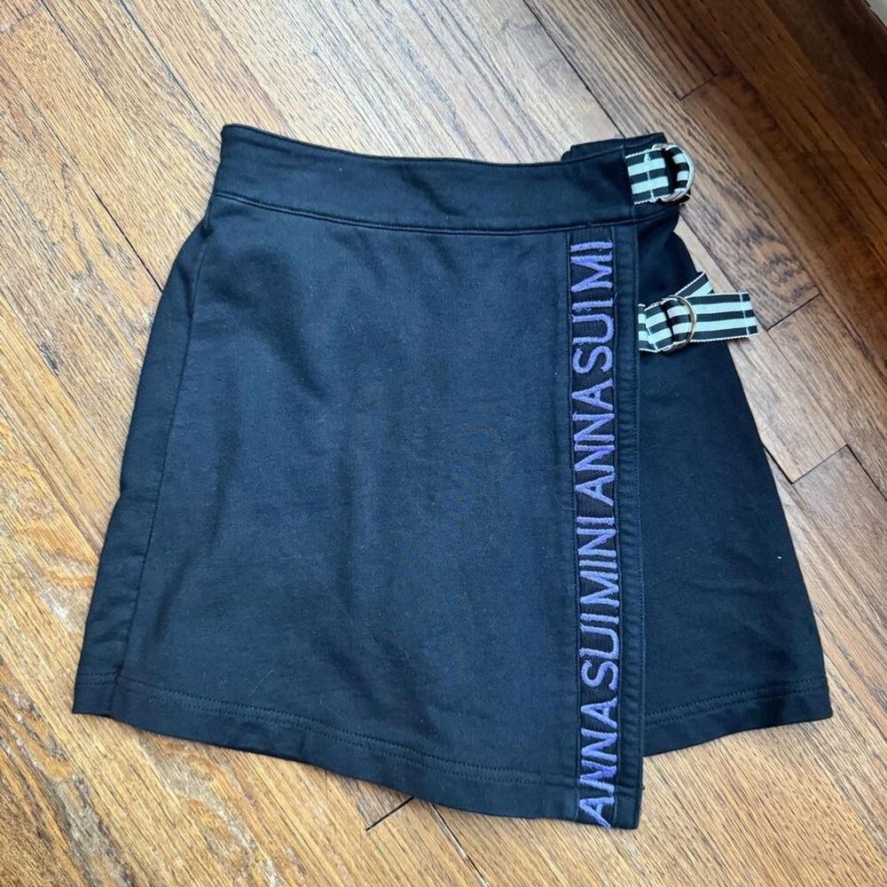 Anna-sui Women's Black and Navy Skirt